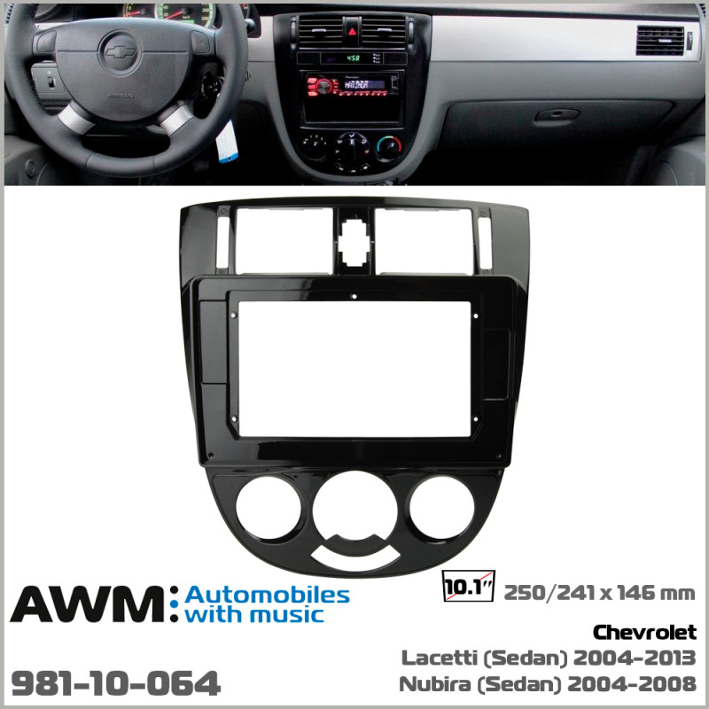 Adapter frame for Chevrolet Lacetti, Nubira AWM 981-10-064
