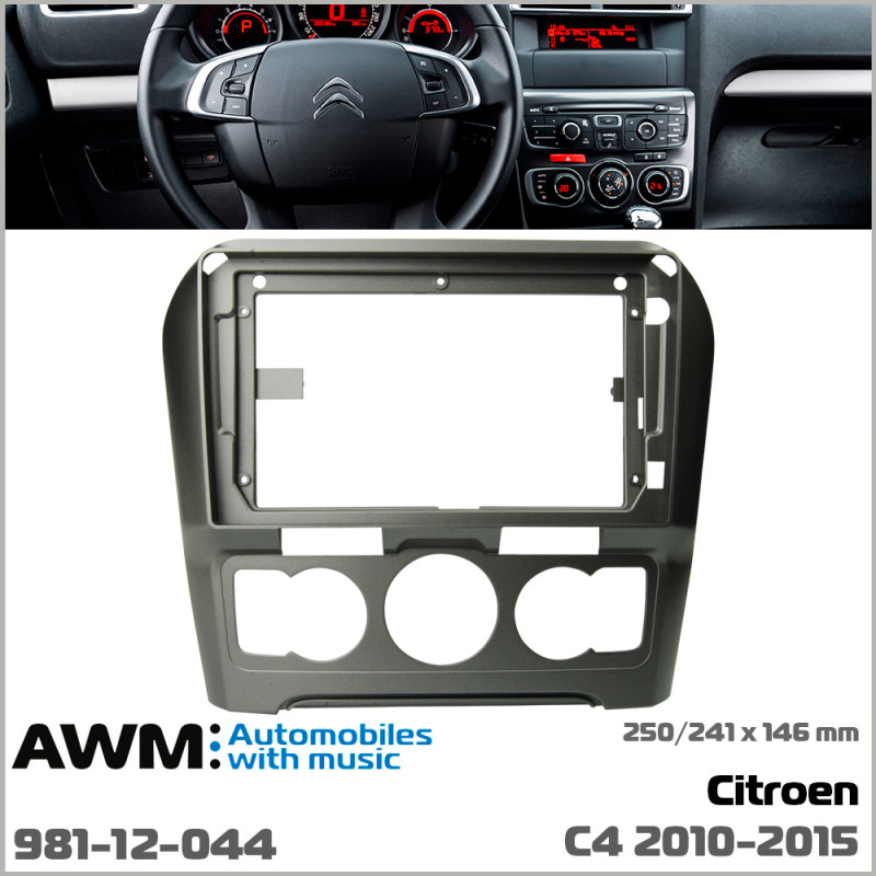 Adapter frame for Citroen C4 AWM 981-12-044