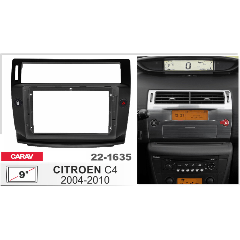 Adapter frame for Citroen C4 Carav 22-1635