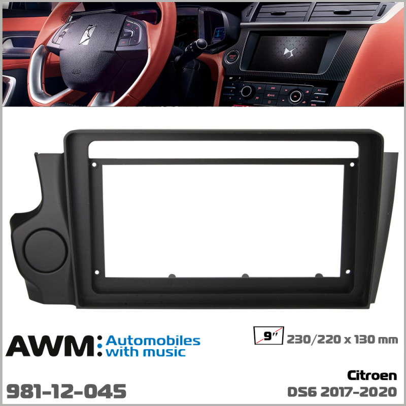 Adapter frame for Citroen DS6 AWM 981-12-045