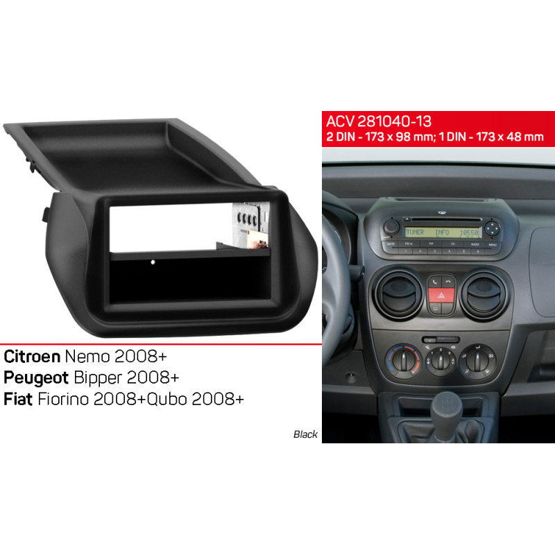 Adapter frame for Citroen Nemo ACV 281040-13