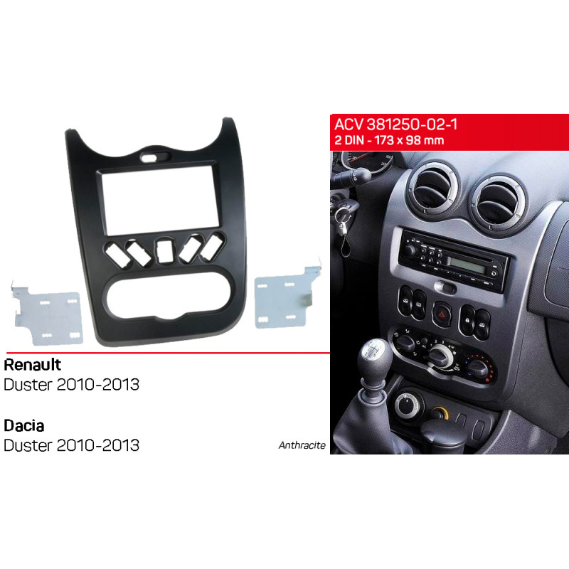 Adapter frame for Dacia Duster ACV 381250-02-1