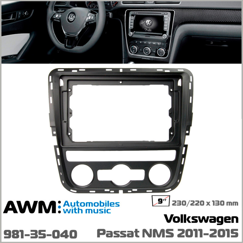 Adapter frame (for car) Volkswagen Passat NMS AWM 981-35-040