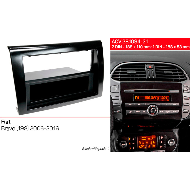 Ramka przejściowa do Fiat Bravo ACV 281094-21