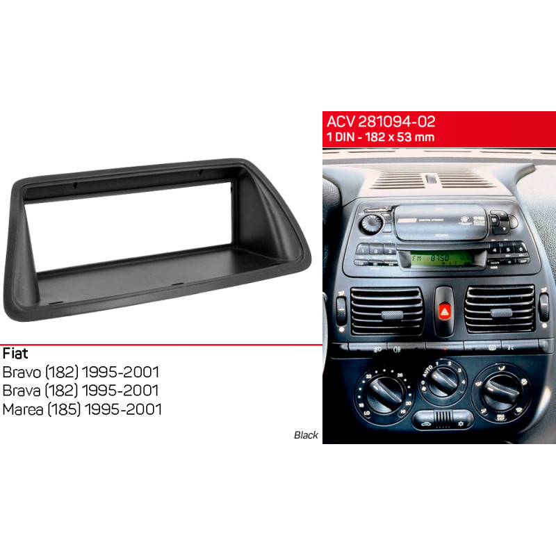 Adapter frame for Fiat Bravo, Brava, Marea ACV 281094-02