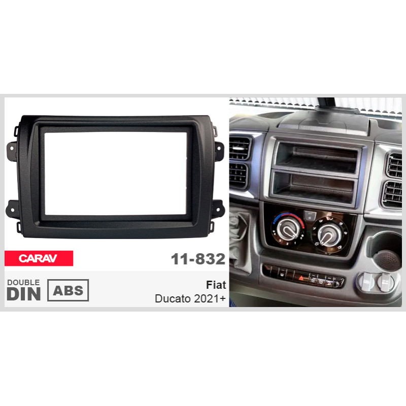 Adapter frame for Fiat Ducato Carav 11-832