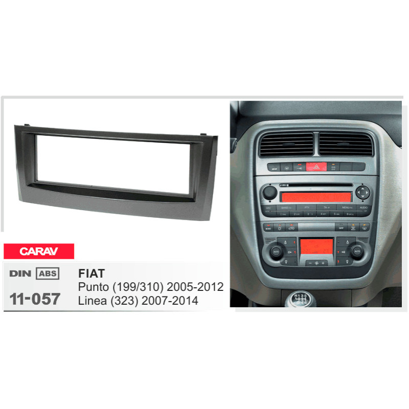 Přechodová ráma pro Fiat Punto, Linea Carav 11-057