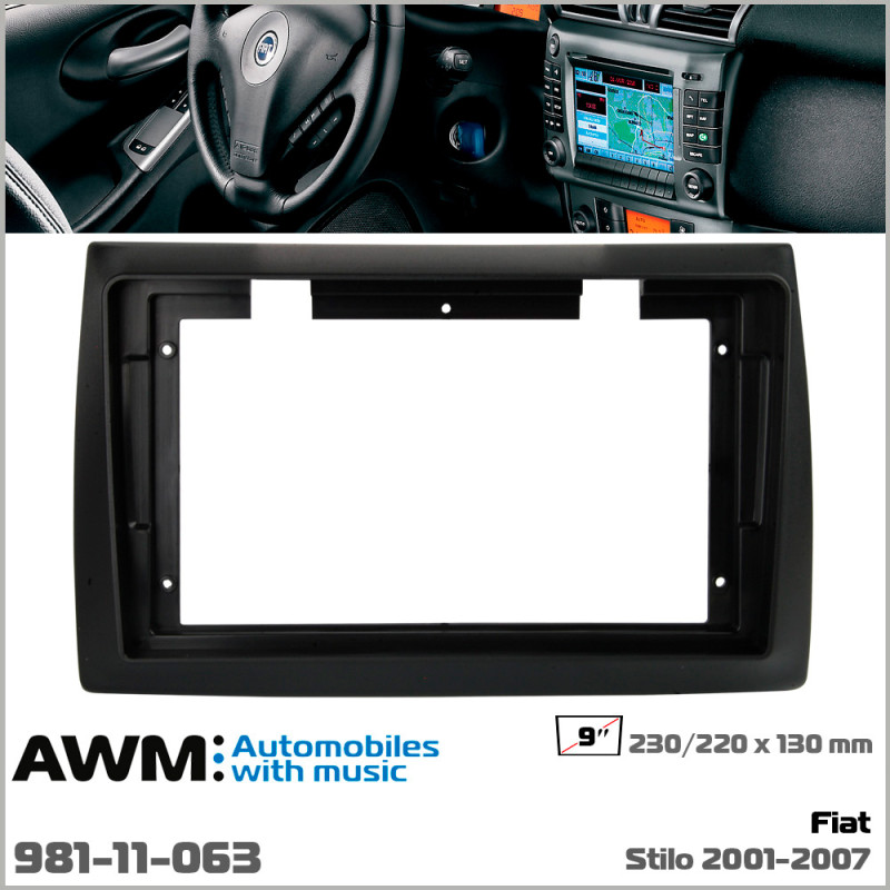 Adapter frame for Fiat Stilo AWM 981-11-063
