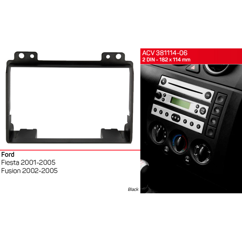 Adapter frame for Ford Fiesta, Fusion ACV 381114-06