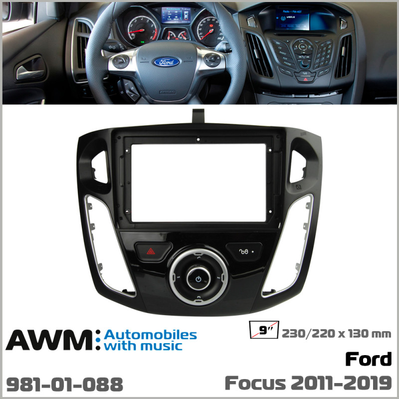 Adapter frame for Ford Focus AWM 981-01-088