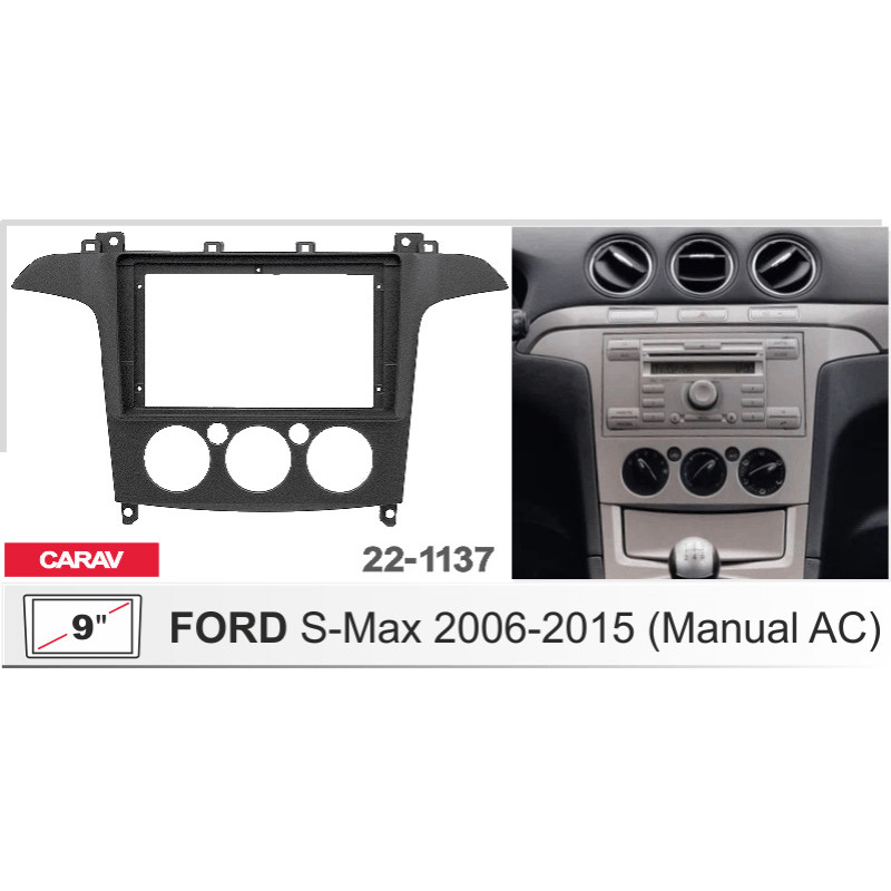 Adapter frame for Ford S-Max Carav 22-1137