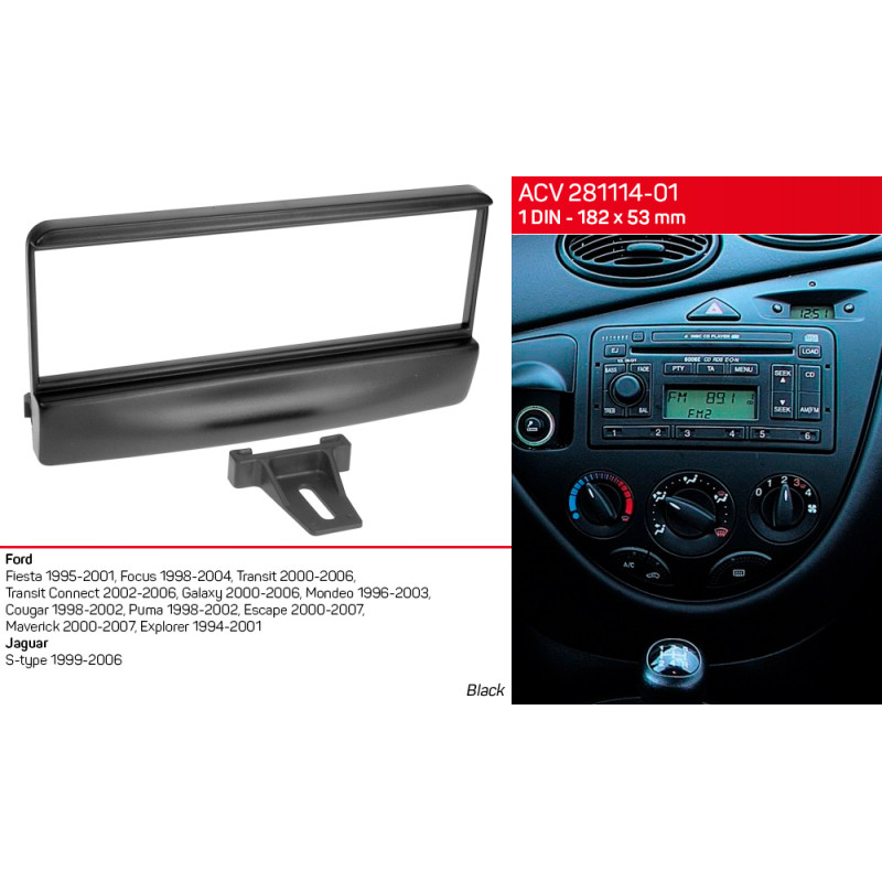Adapter frame for Ford Transit, Fiesta, Focus, Galaxy, Mondeo ACV 281114-01