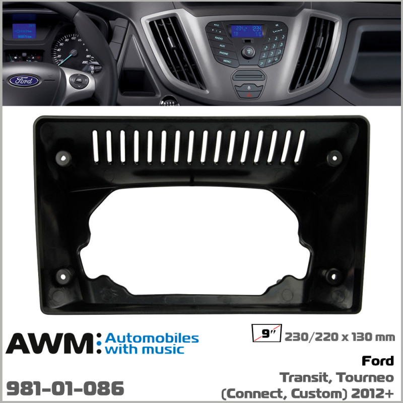Ramka przejściowa do Ford Transit, Tourneo (Connect, Custom) AWM 981-01-086.