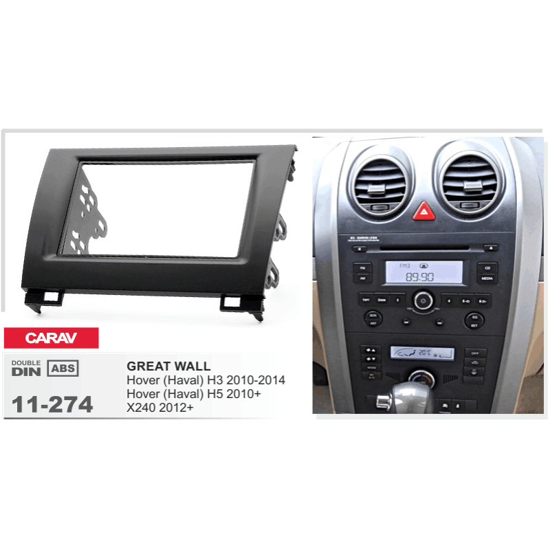 Adapter frame for Great Wall Hover H3, H5 Carav 11-274