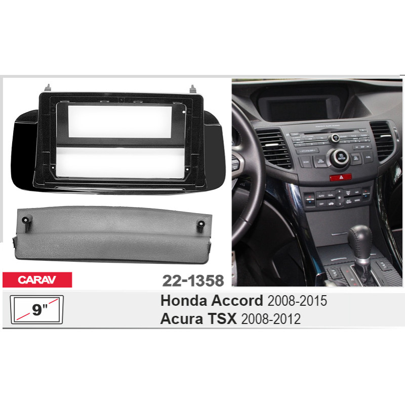 Adapter frame for Honda Accord, Acura TSX Carav 22-1358