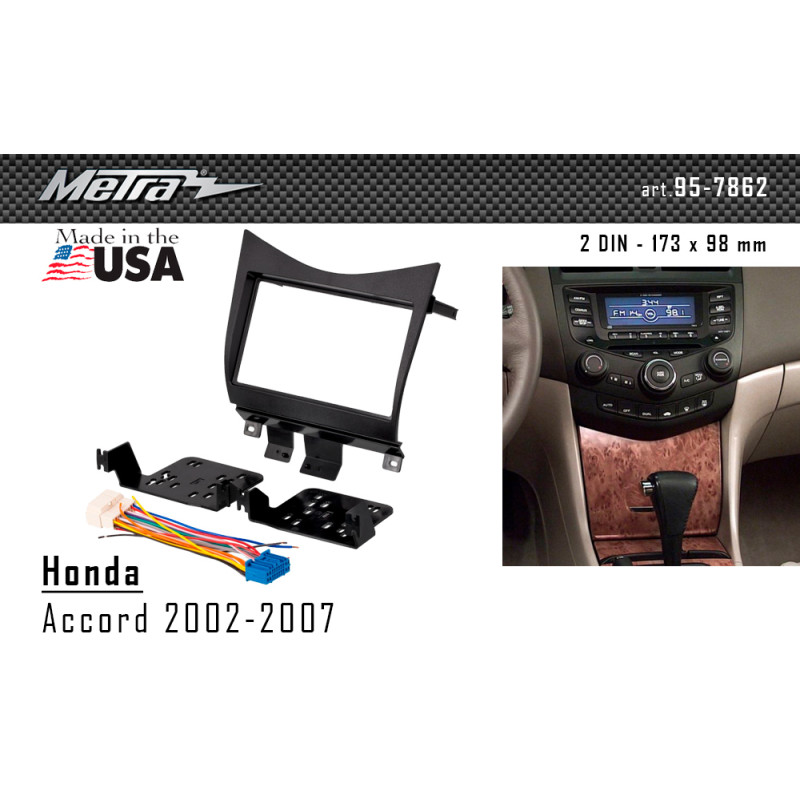 Adapter frame for Honda Accord Metra 95-7862