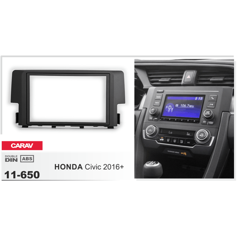 Adapter frame for Honda Civic Carav 11-650