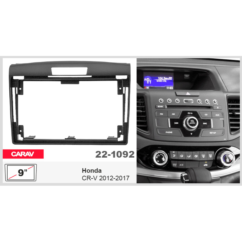 Adapter frame for Honda CR-V Carav 22-1092