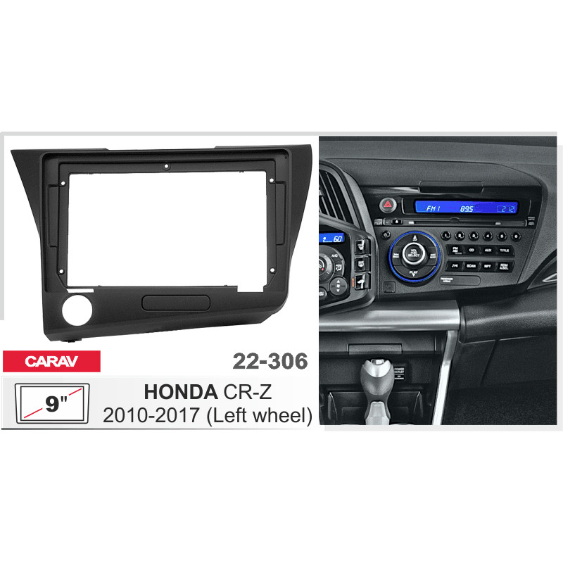 Adapter frame for Honda CR-Z Carav 22-306