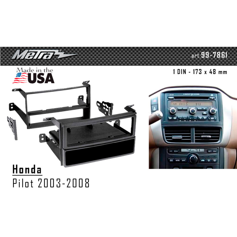 Adapter frame for Honda Pilot Metra 99-7861
