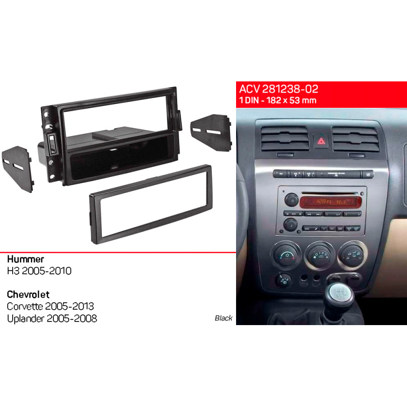Adapter frame for Hummer H3 ACV 281238-02