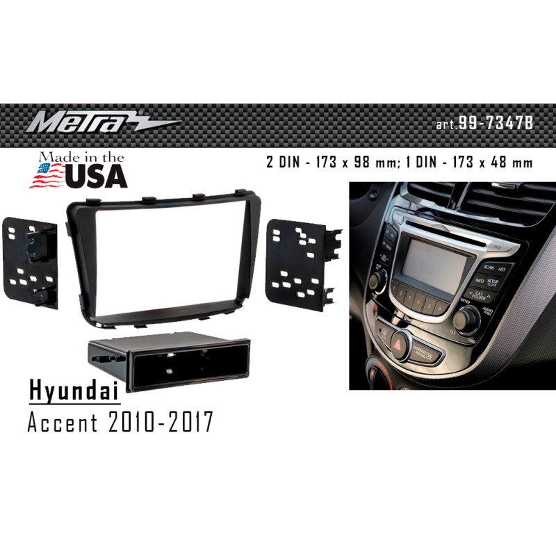 Estructura de transición para Hyundai Accent Metra (modelos 1999-7347B).