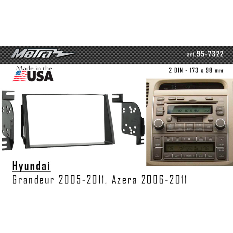 Přechodová lišta pro Hyundai Azera, Grandeur Metra 95-7322