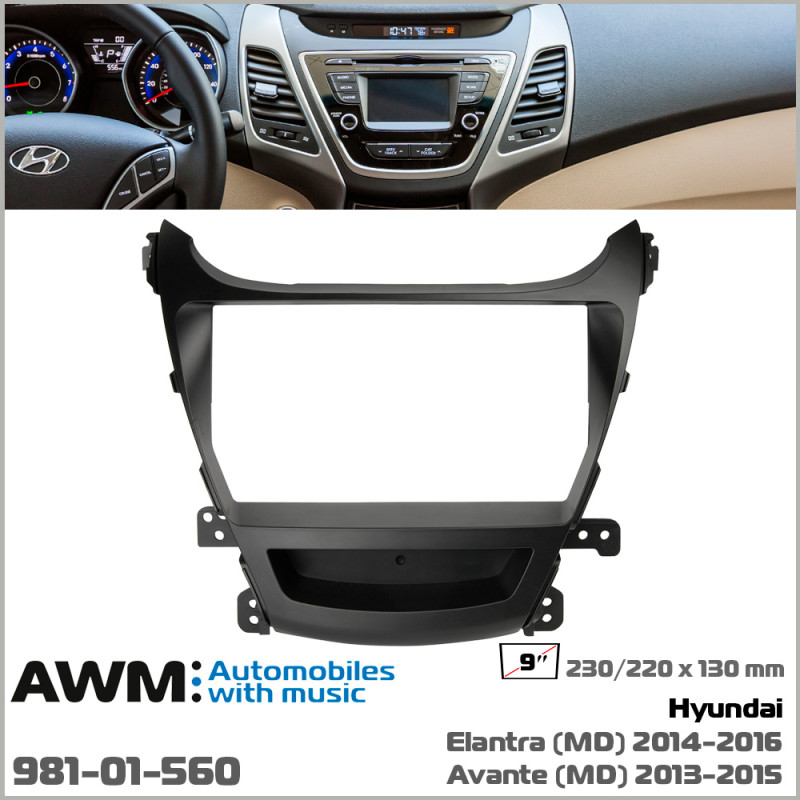 Adapter frame for Hyundai Elantra, Avante AWM 981-01-560