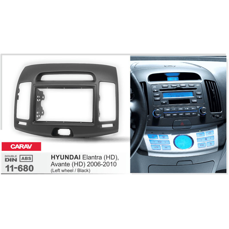 Ramka przejściowa do Hyundai Elantra, Avante Carav 11-680.
