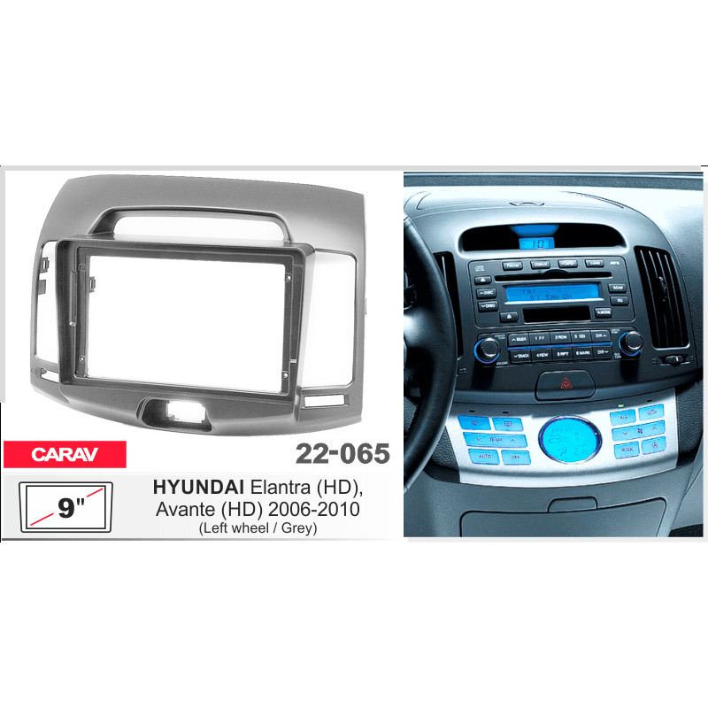 Ramka przejściowa do Hyundai Elantra, Avante Carav 22-065.