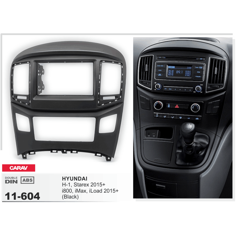 Přechodový rámeček pro Hyundai H-1, Grand Starex Carav 11-604