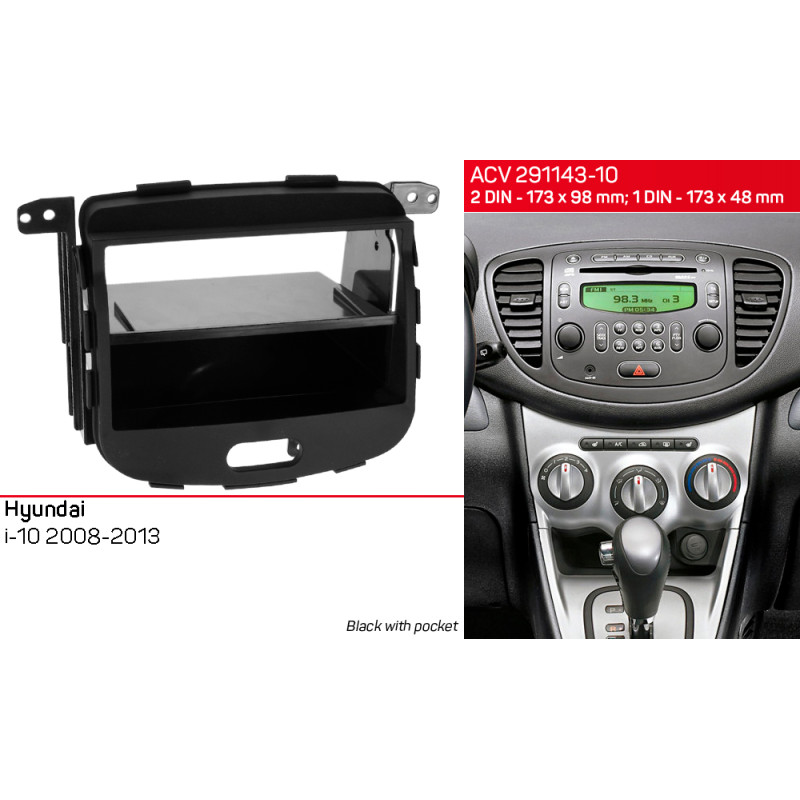 Ramka przejściowa do Hyundai i10 ACV 291143-10