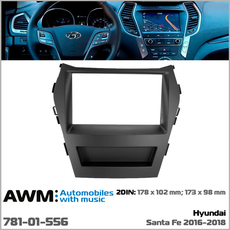 Adapter frame for Hyundai Santa Fe AWM 781-01-556