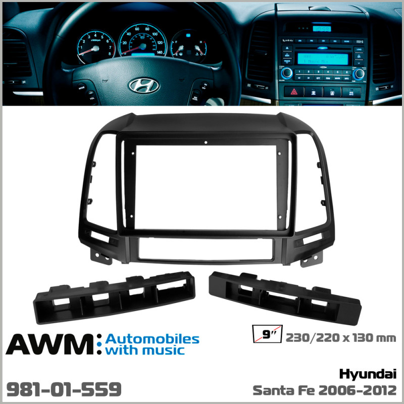 Adapter frame for Hyundai Santa Fe AWM 981-01-559