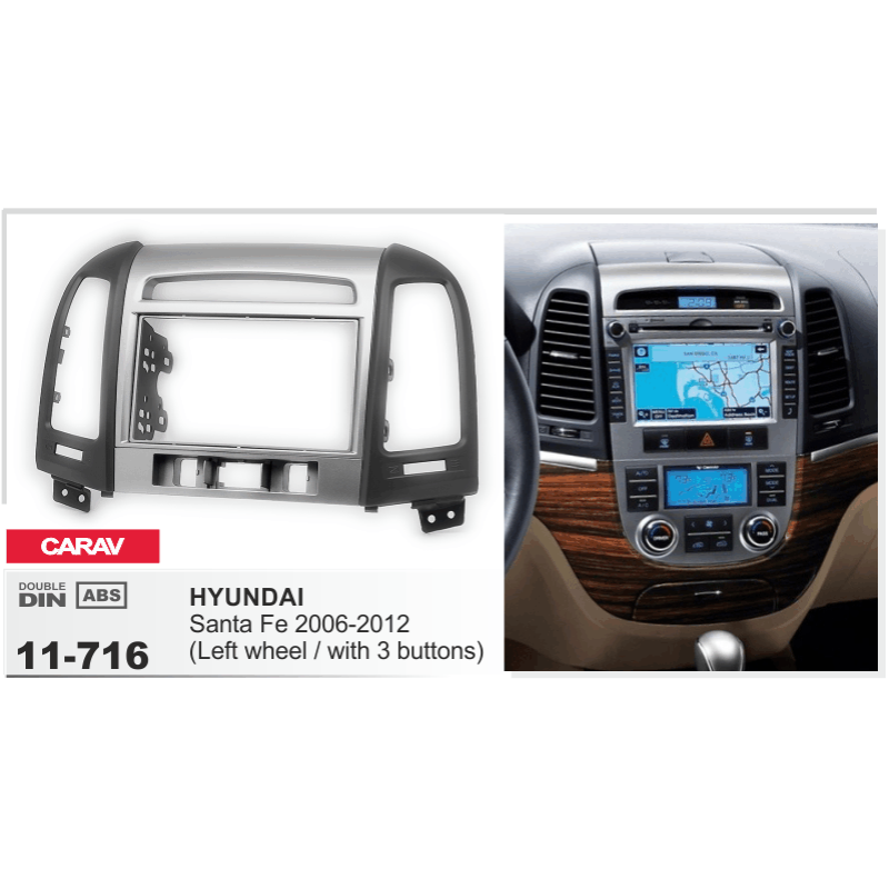 Estructura de transición para Hyundai Santa Fe Carav (2011-2016)