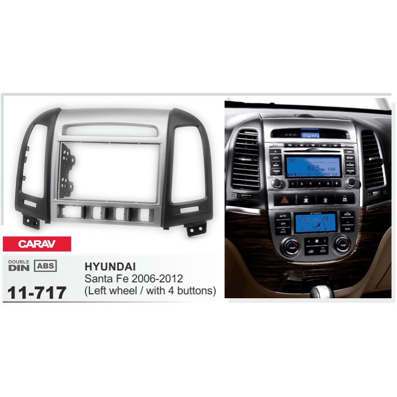 Estructura de transición para Hyundai Santa Fe Caravan (2011–2017).