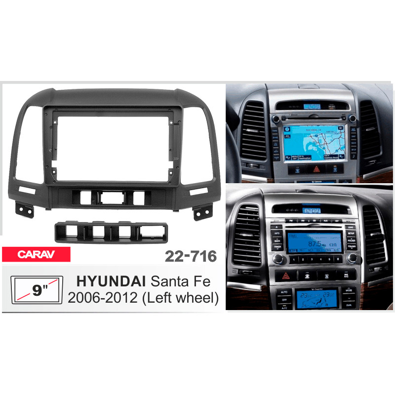 Estructura de transición para Hyundai Santa Fe Caravan (modelo 22-716).
