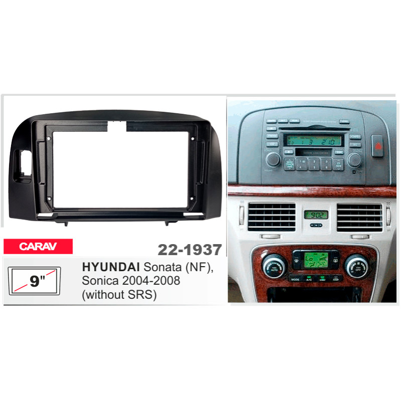 Ramka przejściowa do Hyundai Sonata Caravan (2022-2019, kod 1937)