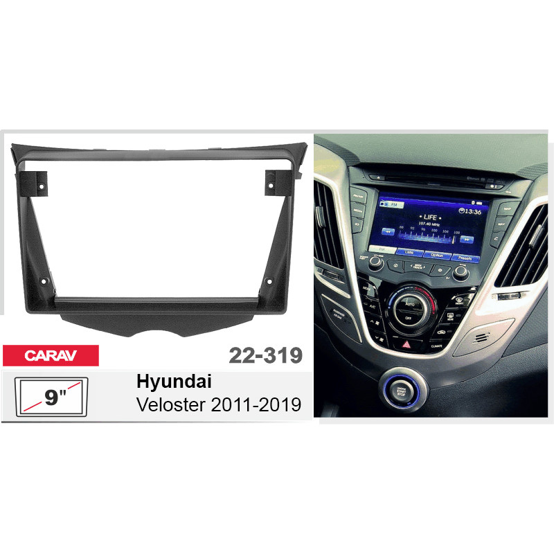 Ramka przejściowa do Hyundai Veloster Carav (22-319)