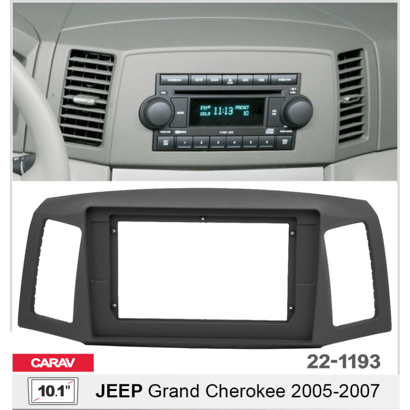 Ramka przejściowa do Jeep Grand Cherokee Carav (22-1193)
