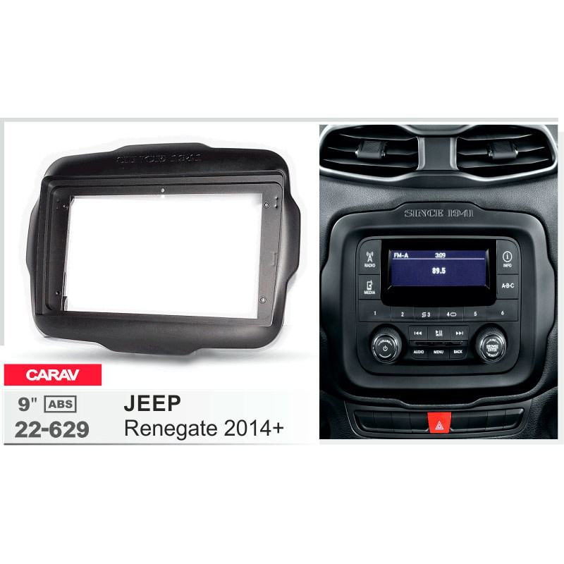 Přechodový rámeček pro Jeep Renegade Carav 22-629