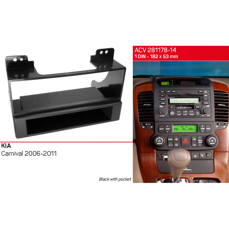 Adapter frame for KIA Carnival ACV 281178-14