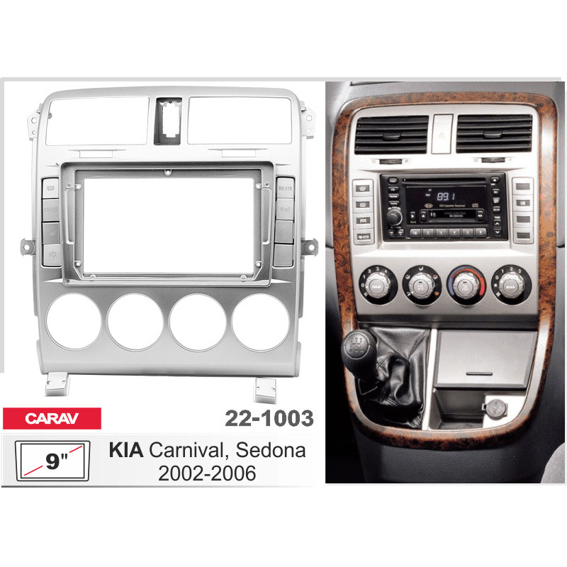 Adapter frame for KIA Carnival, Sedona Carav 22-1003