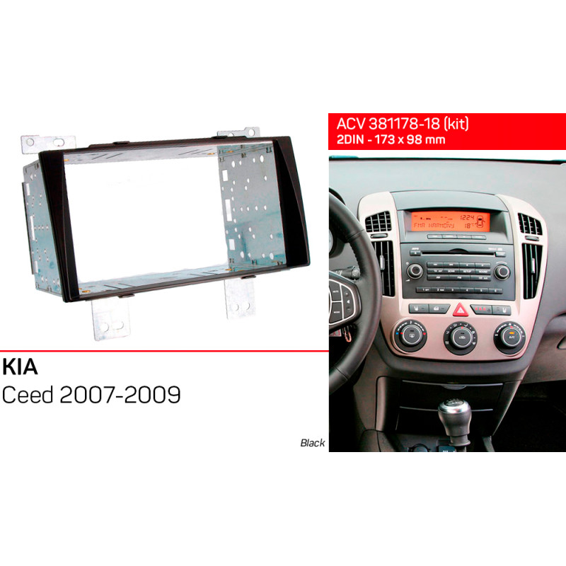 Adapter frame for KIA Ceed ACV 381178-18 (kit)