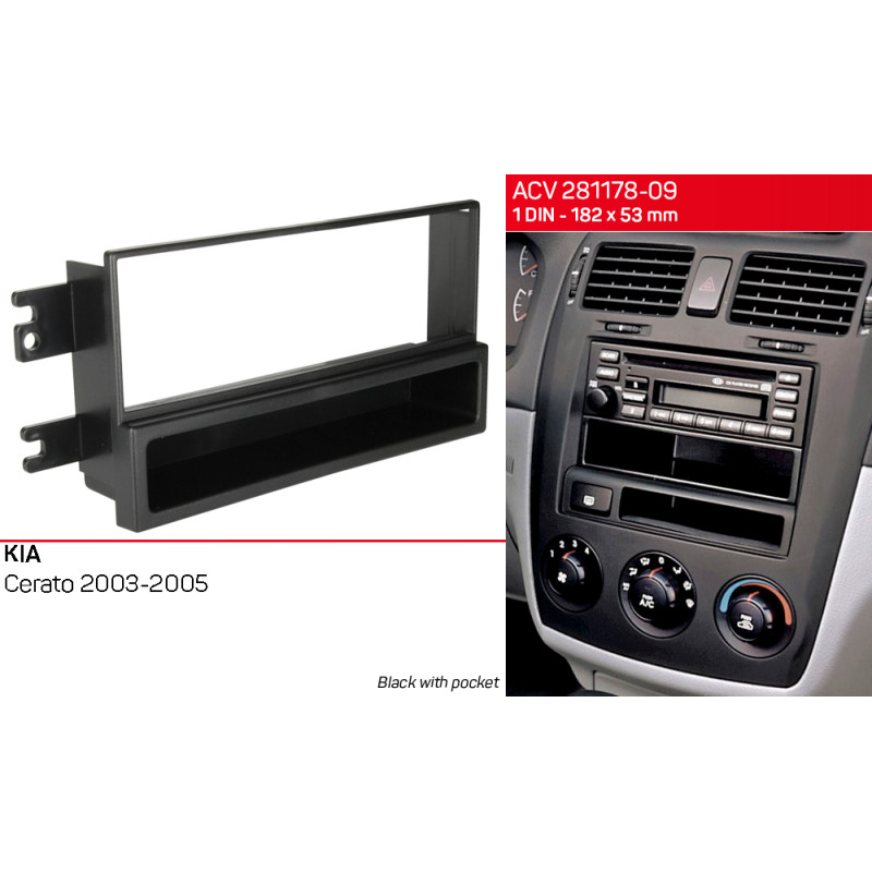 Adapter frame for KIA Cerato ACV 281178-09