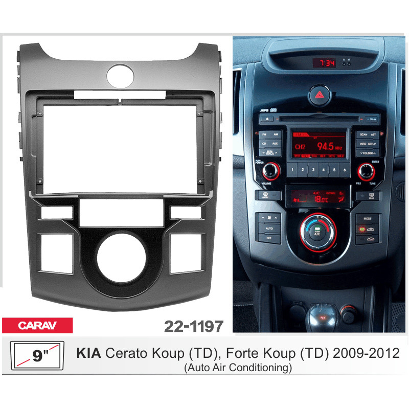 Adapter frame for KIA Cerato, Forte Carav 22-1197
