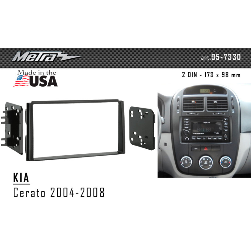Adapter frame for KIA Cerato Metra 95-7330