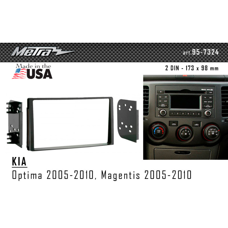 Adapter frame for KIA Magentis, Optima Metra 95-7324