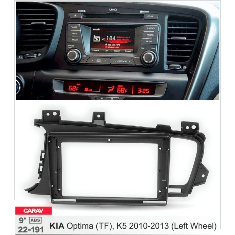 Adapter frame for KIA Optima, K5 Carav 22-191