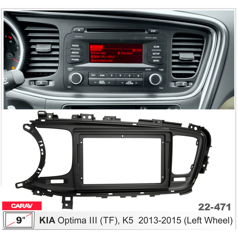 Adapter frame for KIA Optima, K5 Carav 22-471